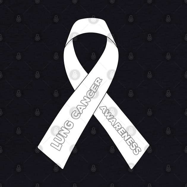 Lung Cancer Awareness Ribbon by DiegoCarvalho